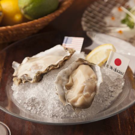 Oyster set 2,200 yen (tax included)