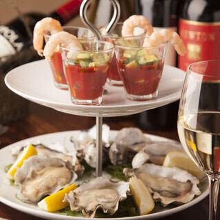 【120分飲み放題付き】牡蠣尽くし！！　オイスターコース！全8品6500円（税込）