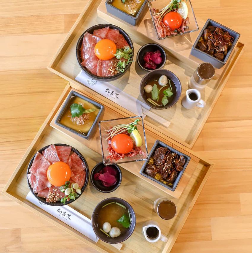 Available for both cafe and lunch. The A5-rank domestic beef tasting lunch is especially delicious!