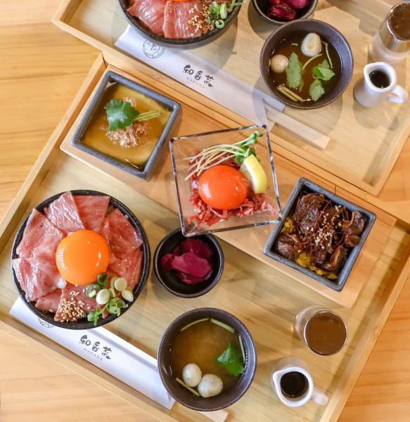 Supervised by a famous yakiniku restaurant in Kyoto! "Domestic Beef" Tasting Set ~Lunch~ ≪2,680 yen (tax included)≫