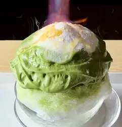 抹茶かき氷