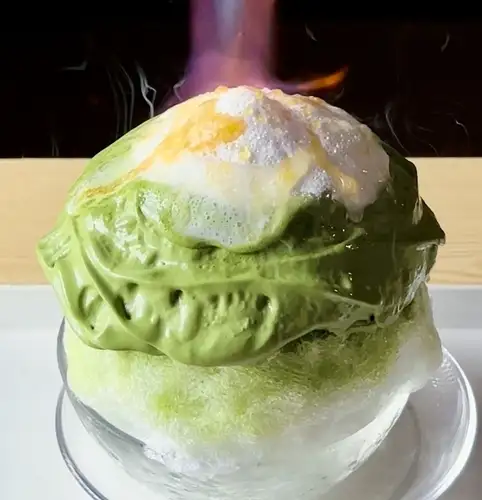 抹茶かき氷