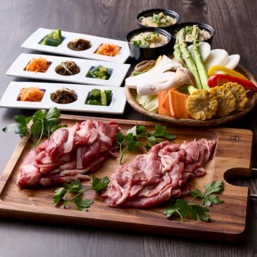 (26年4月～)クセが少なく柔らかな【ラム】BBQコース（飲み放題付き）
