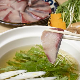 個室有り■金沢の恵を堪能■鰤しゃぶ・金沢おでん等全9品飲み放題付コース4000円