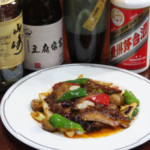 豚肉細切りピーマン炒め