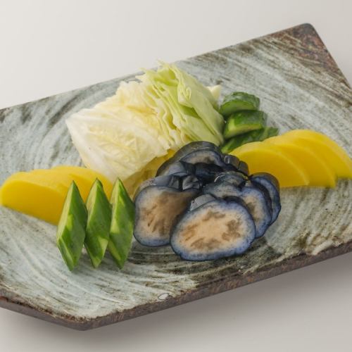 お新香の盛り合わせ