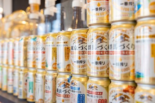 A beer that can only be tasted at the Ichiban Shibori collaboration shop♪