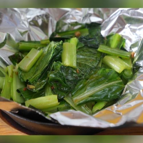 台湾風青菜ピリ辛炒め
