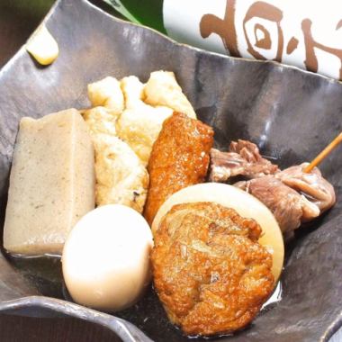 [Enjoy oden all year round] Rin's oden, which is particular about the soup stock and ingredients, starts at 110 yen per piece