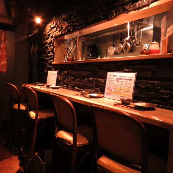 For business trips from outside the prefecture or for one person! There is also a counter seat where you can easily enjoy your meal.You can also enjoy conversations with the friendly staff.