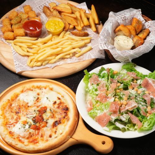 豊富な料理とドリンク