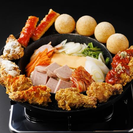 Includes UFO Budae Jjigae Chicken [70 minutes all-you-can-eat dinner] + 20 kinds of Korean dishes + soft drinks 1,890 yen