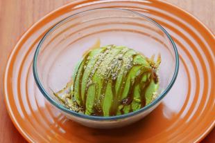 Brown sugar kinako ice cream (matcha)