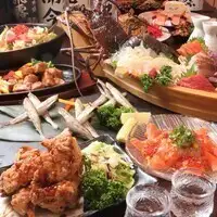 Selected Course with Draft Beer: 9 dishes including spiny lobster and beef tongue, plus 3 hours of all-you-can-drink sake. ¥9480 ⇒ ¥8480