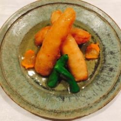 若狭天然魚の餡かけ