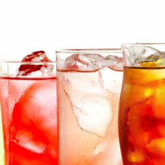 18時までのスタート限定【単品】120分(L.O100分)　レギュラー飲み放題　2280円→1580円(税込)