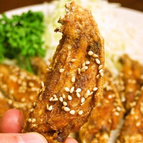 Deep fried chicken wings (5 pieces)