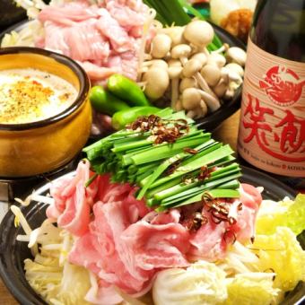 《3 types of hotpot to choose from♪》Tandan nabe, pork kimchi nabe, or chanko nabe [Main hotpot course] 9 dishes total 3410 yen