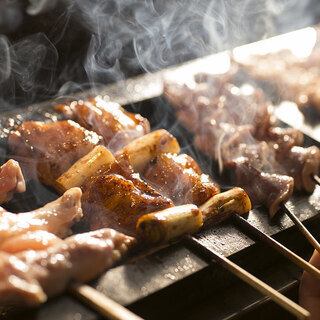 炭火焼鳥6種盛り合わせ