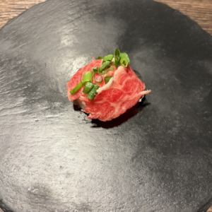リブロース(芽ネギ)寿司