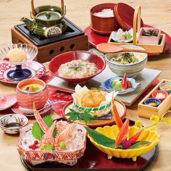 【2025.12.6～2026.1.31 かにとふぐフェア】ふぐ三昧御膳 4,950円