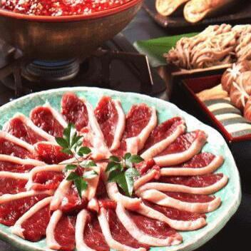 【仅限食物】【秋季限定】◆京都鸭九条葱火锅套餐◆京都鸭九条葱火锅6000日元即可享用