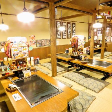 We have a large number of private room tables where you can relax and relax! You can also partition the tatami mat, so please consult in advance ★