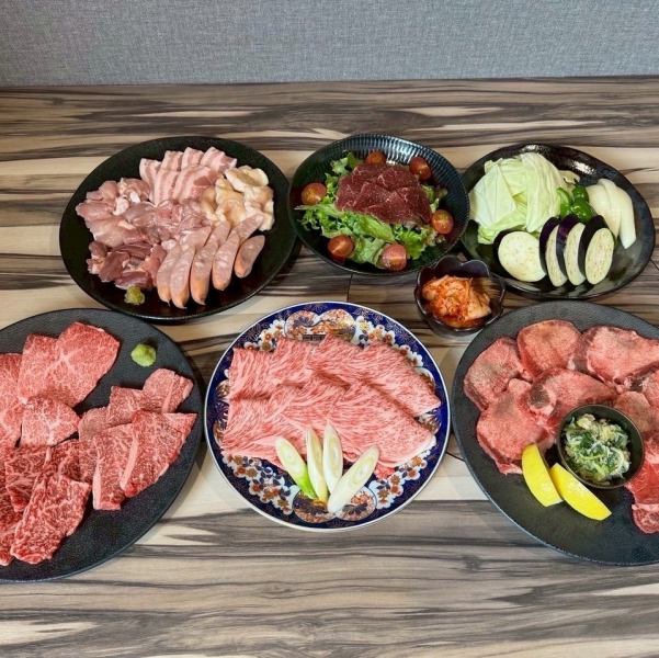 宮崎和牛をコースやセットメニューで楽しめる♪