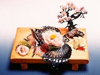 Octagonal sashimi
