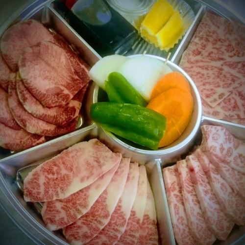 Special home yakiniku set (for 2 or 3 people)