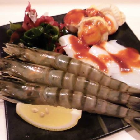 烤魷魚/蝦/扇貝