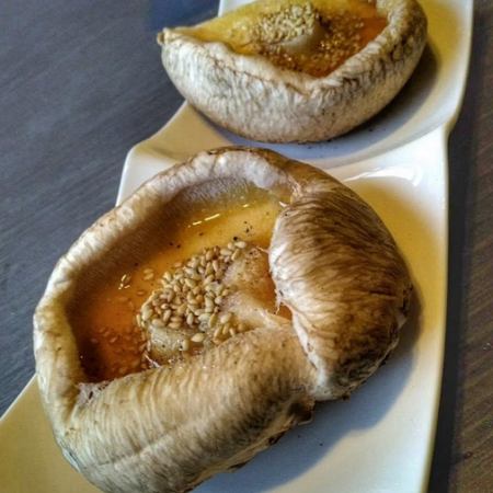 椎茸胡麻塩焼