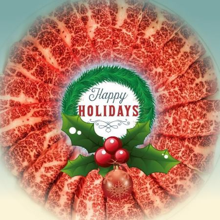 【12/20~25 予約限定】れんが亭の焼肉★クリスマスペアディナー♪ お二人で18000円