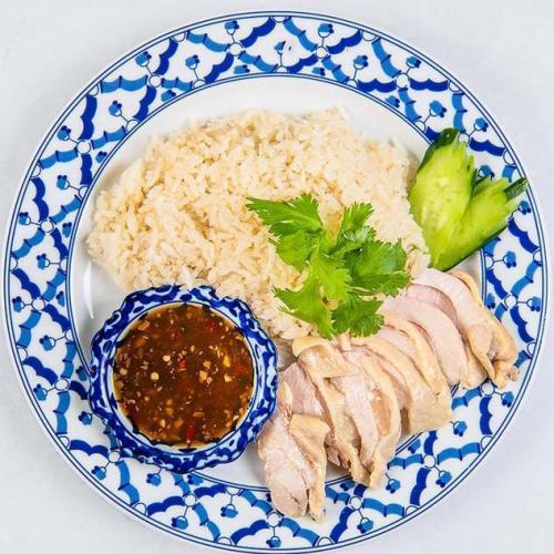 Khao man gai (Thai style chicken rice)