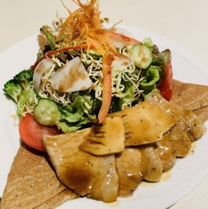 《April Limited Galette》Sautéed Pork Loin and Domestic Bamboo Shoots ~Soy Sauce and White Wine Sauce~