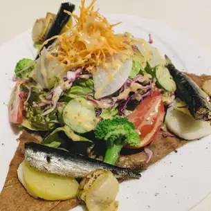 【九月限定法式薄饼】橄榄油沙丁鱼薄饼