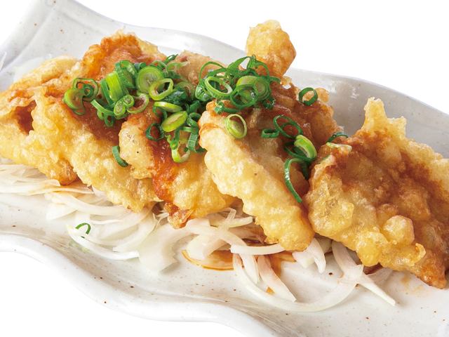 Pork tempura with ponzu sauce