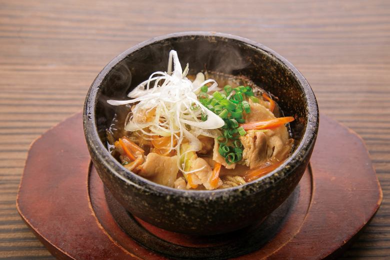 Stone-baked Ankake Yakisoba Rich Seafood Soup