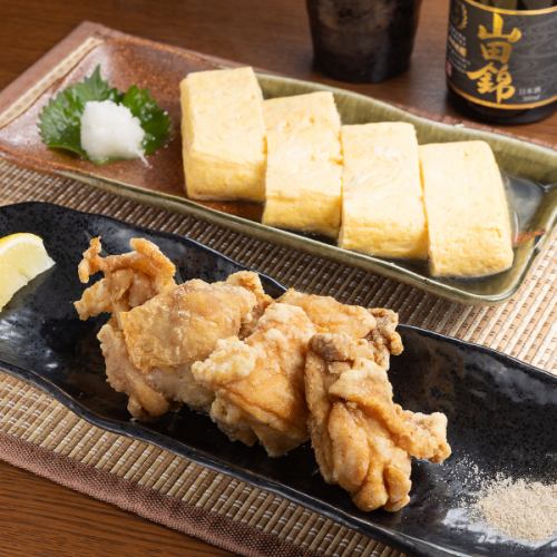 【人气标准菜单！】炸鸡和汤卷<580日元、480日元（含税）>