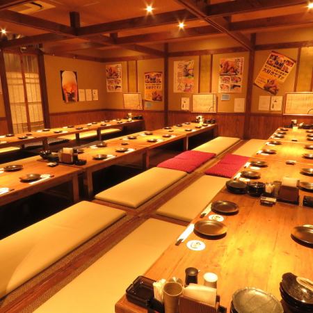 [Banquets for up to 100 people] Make early reservations for private rooms for large banquets! For company banquets, circles, and large banquets, leave it to Ayatori.We will guide you to a spacious and comfortable seat!