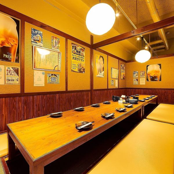 *Recommended for welcome parties and farewell parties* [Private room for a large number of people] For all kinds of banquets, please leave it to ``Ayadori'', which holds many banquets every week! We will guide you to a private room for even 20 people ♪ A hole that can accommodate large parties Equipped with kotatsu seating!Please use it for various banquets.