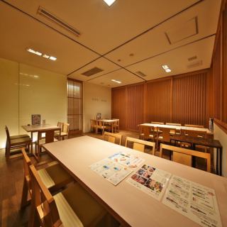 気の知れた仲間との飲み会、外せない接待など幅広いシーンにご利用頂けます。また、ご家族の行事など小さいお子様連れも安心のお席でご用意。人目を気にせず贅沢な空間で、ゆったりとプライベートなご宴会をお楽しみ下さい。