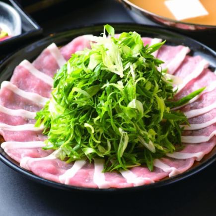 豚しゃぶ鍋　6,600円コース