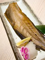 Extra-large grilled Atka mackerel from Hokkaido
