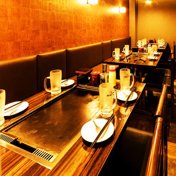 Inside the store where a high-quality adult atmosphere drifts, you can enjoy various banquets in Shinagawa Konan mouth area ♪ We are able to guide from 2 people to group, so entertaining, Gong-Kon, Second Luncheon · Lunch And dates and so on! In a space of new sense that you can relax comfortably, please enjoy our special selection of teppan-yaki boasted ♪