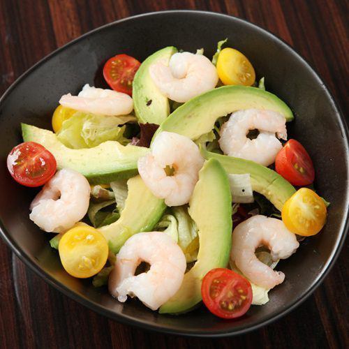 Shizuoka shrimp and avocado salad