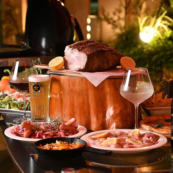 今年は4/15～飲み放題付きBBQコース6,000円もSTART◎手ぶらで贅沢なイタリアンBBQをご堪能ください♪