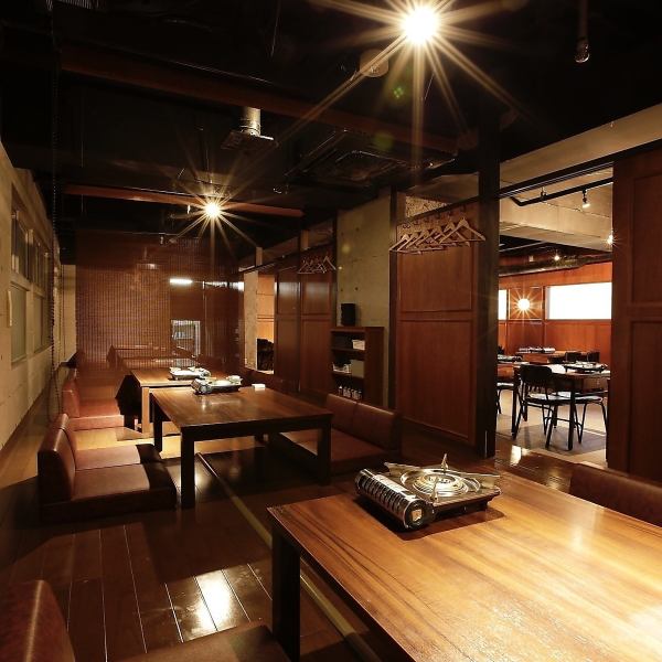 We also have seats separated by curtains! You can spend a safe time by yourself in a space where you are not in close contact with other customers! You can reserve the entire floor ♪ Private rooms with curtains are also popular ♪ (Umeda /Higashi Umeda/Yukhoe sushi/Samgyeopsal/Korean food/Jukumi/Cheese gimbap/Otsunabe/Cheese ball)