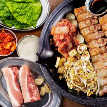 【음료 무제한 포함】삼겹살 포함 전 140종 이상 뷔페 2시간 3980엔!