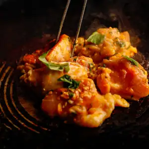 Fresh basil miso chicken samgyeopsal